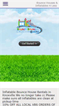 Mobile Screenshot of bouncehousesandinflatables4less.com